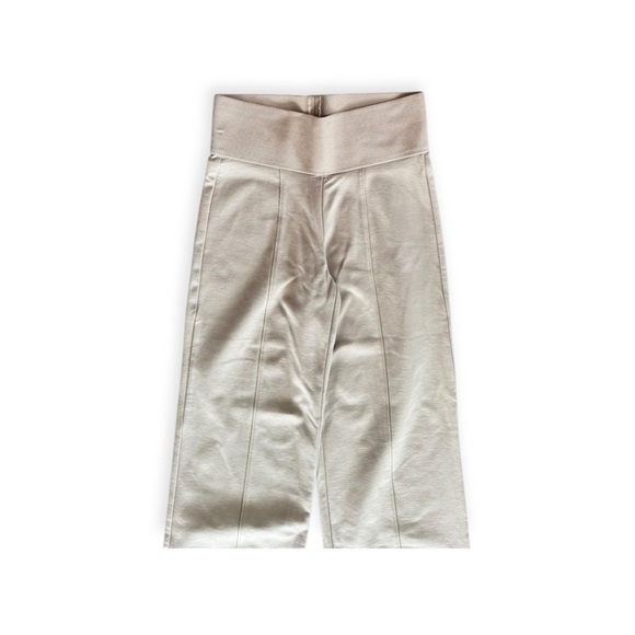 Peter Nygard pants straight slim leg elastic band waistband pants khaki legging - Picture 2 of 10